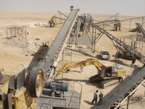 沙特600t/h 石灰石破碎生產線